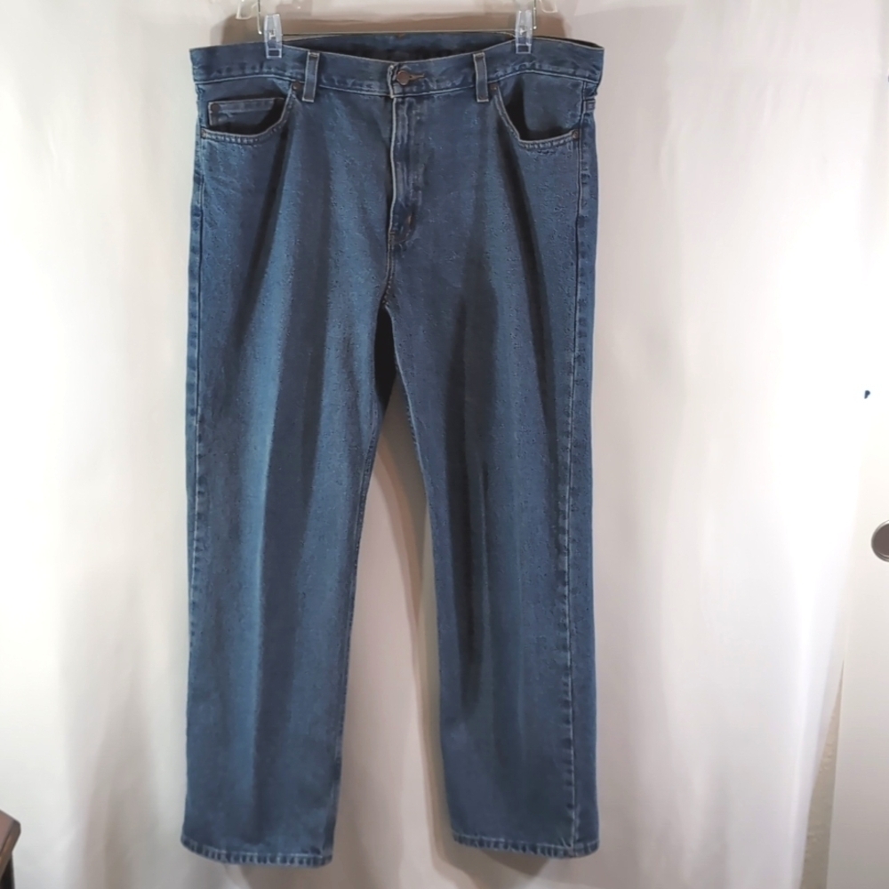 Men's Faded Glory 100% Cotton 5 Pocket Boot Cut Denim Jeans Size 38 x 30